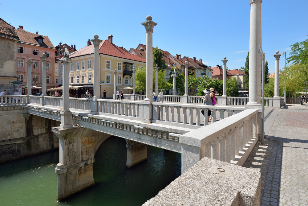 Shoemakers' Bridge in Ljubljana