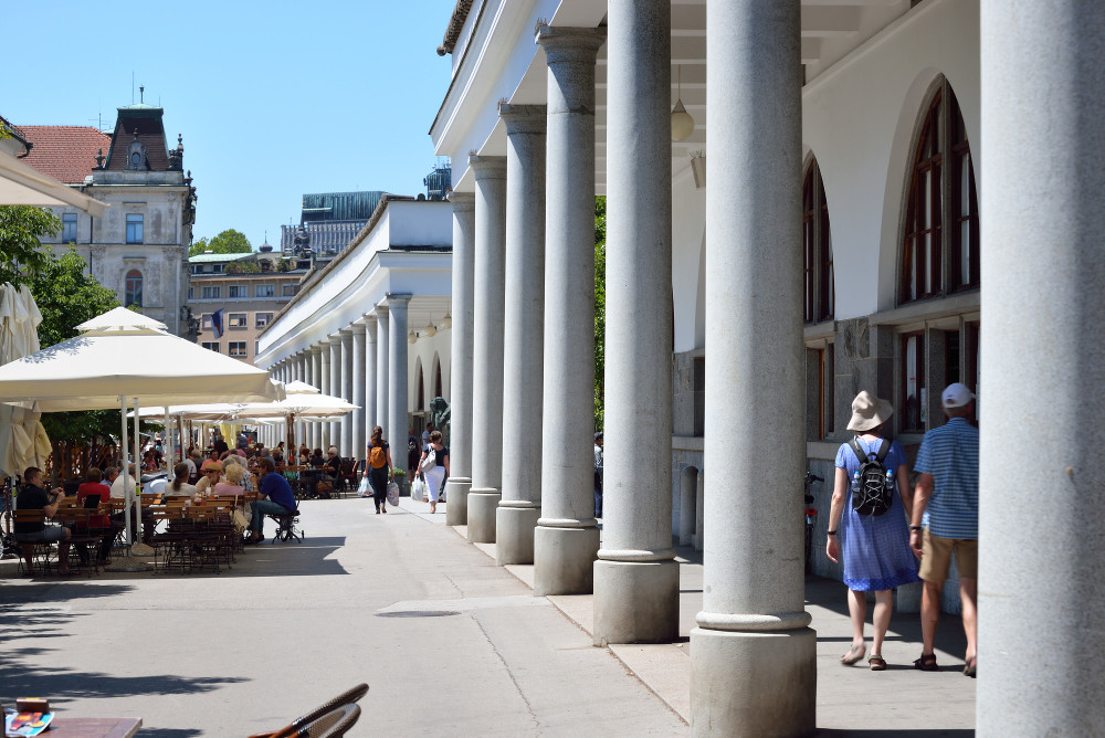 Architecture of Joze Plecnik in Ljubljana
