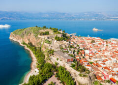 The breathtaking coastal charm of Nafplio and its historic fortresses.